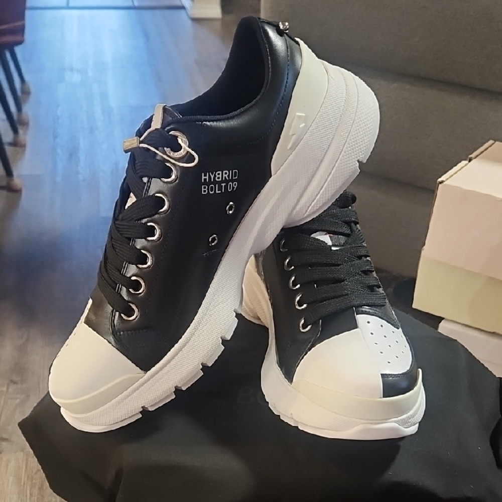 Neil Barrett White Chunky Sole Sneakers